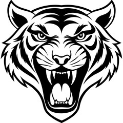 Fototapeta premium lion head vector