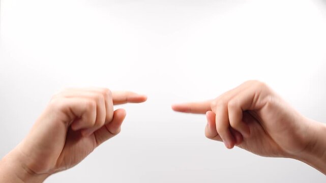 To sign "hurt" in American Sign Language (ASL), extend both index fingers, point them at each other, and twist or jab them forward and backward a couple of times