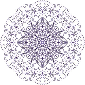 round lace doily pattern