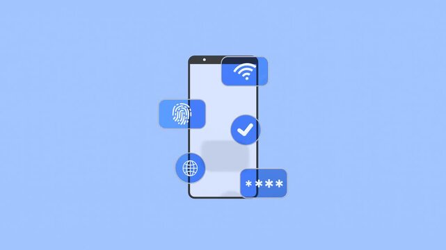 User login and password verification concept animation showing secure account authentication, user access, identity validation, and digital security. Suitable for explainer videos and presentations.