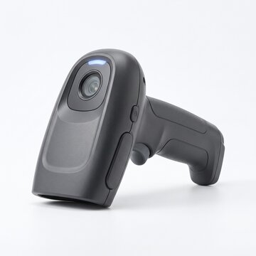 Handheld Smart Inventory Scanning Device with Camera Imager for Barcode Reading on White Background