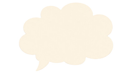 Obraz premium Blank speech bubble isolated on transparent background