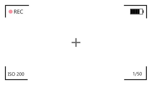 Gray Plus Symbol Animation on White Background