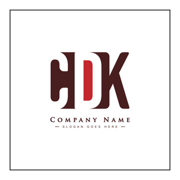 CDK Vector Logo Template - Creative Icon for Initial Letters C, D and K