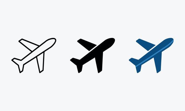 Vector airplane icon