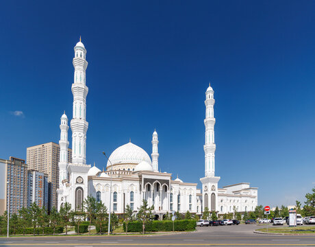 Hazret Sultan Mosque in Astana, Kazakhstan