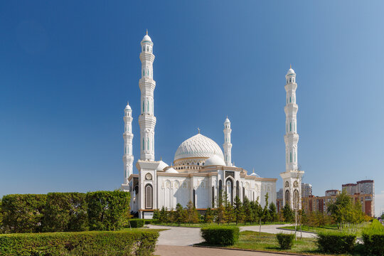 Hazret Sultan Mosque in Astana, Kazakhstan