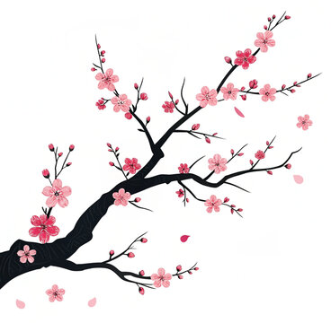 cherry blossom branch