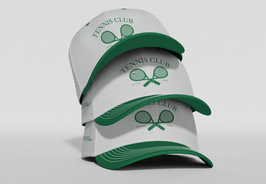 Stacked Cap Mockup