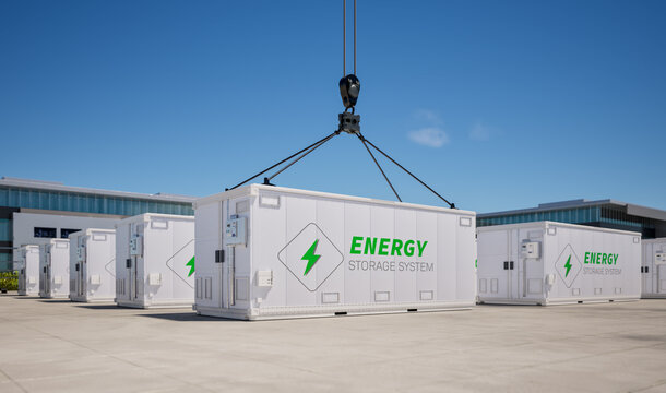 Energy storage system or battery container unit for data center