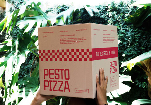 Cardboard Box Mockup