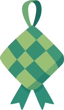 flat design ketupat