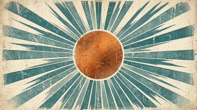 Retro Sunburst Background