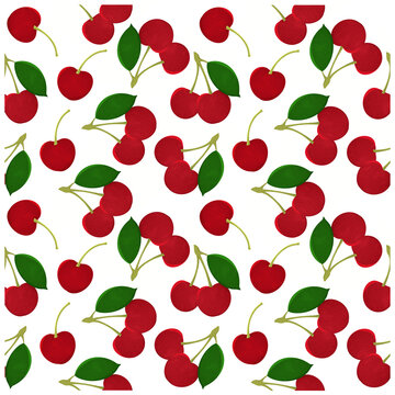 cherry seamless pattern