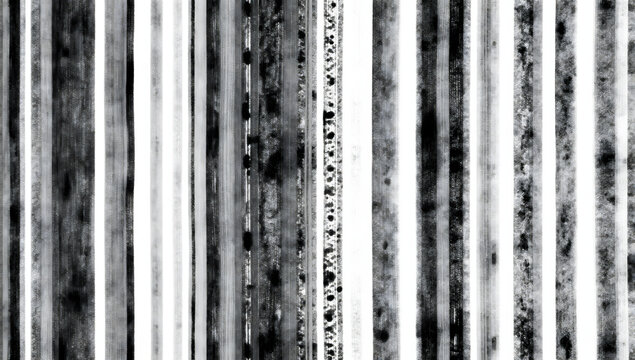 Abstract Vertical Stripes: A monochrome abstract image composed of textured vertical stripes in varying shades of gray and white, creating a dynamic and graphic visual pattern.