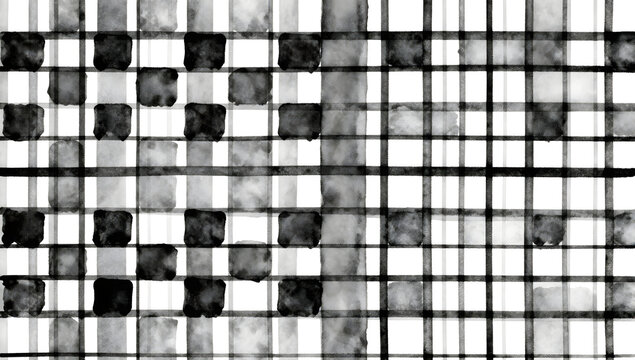 Abstract Grids in Grayscale: A minimalist composition of intersecting lines and squares rendered in a sophisticated grayscale palette, creating a visually intriguing abstract pattern.