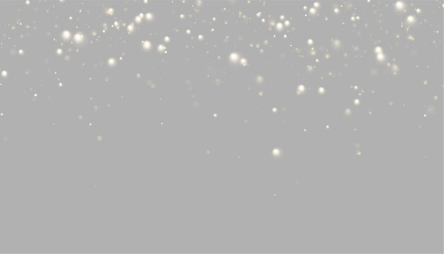 Clusters of glowing gold particles scattered across a black background. The lights vary in size and exhibit a soft, diffuse glow with warm tones. This image is ideal for festive or.