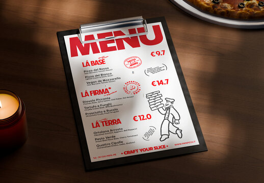 Clipboard Paper Mockup