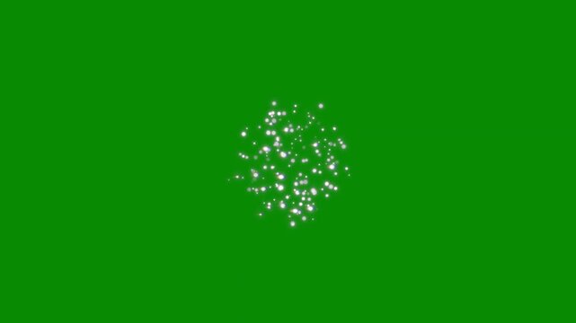 Luxury white glittering star dust trail sparkling particles on black background, magical twinkling fairy dust burst animation, 4k seamless loop overlay, elegant shimmering light transition motion