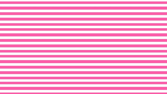 Vibrant pink and white horizontal stripes create a clean geometric pattern perfect for modern textile design or trendy digital backdrops