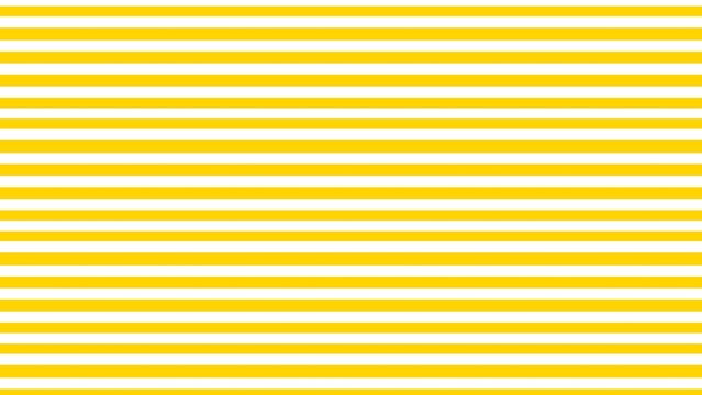 Vibrant yellow and white horizontal parallel lines create a repetitive striped geometric pattern design suitable for modern artistic digital backgrounds