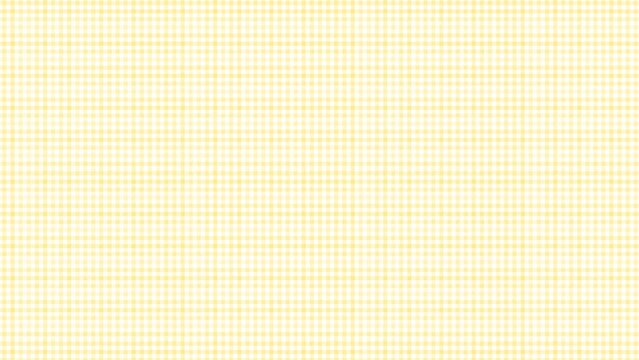 Bright yellow gingham pattern featuring a classic checkered fabric texture for cute picnic tablecloths and summer kitchen interior design projects