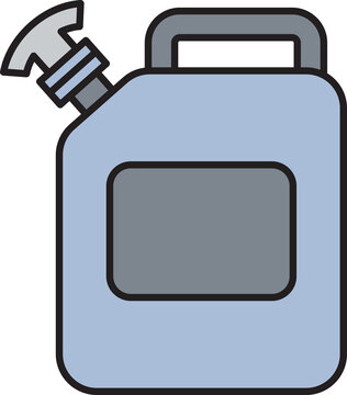 Engine Oil Canister Icon
