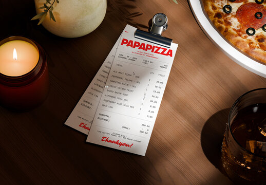 Payment Bill Mockup