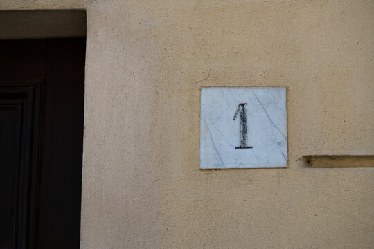 Number one. Number 1. House number 1.
