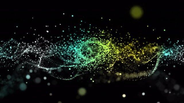 Abstract geometric patterns create an illusion of rhythmic particular movement, enhancing futuristic interfaces, plain presentation screens, simple websites, and digital backgrounds