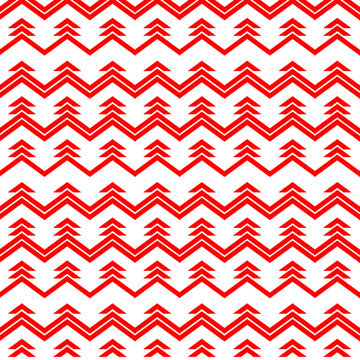 red and white chevron pattern
