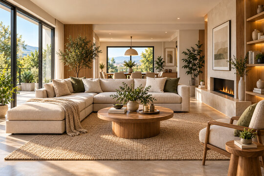 Luxury Modern Living Room Interior