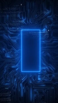 Processor circuits empty screen vivid neon edges technical details. computer engineering, semiconductor innovation cloud technology, digital dashboards, cyber interfaces, corporate media templates.