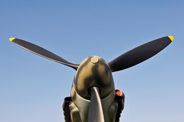 Propeller of ww2 fighter plane © saturno