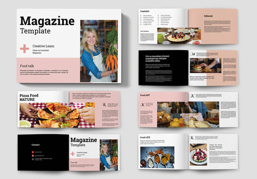 Magazine Template Layout