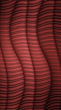 Muscle Fiber Sarcomere Contraction Striated Myofibril Bundle Seamless Loop in rich crimson tones vertical 9:16