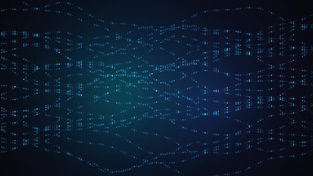 Cybernetic Dot Matrix Waves and Digital Waveform Grid Loop