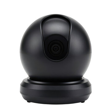 Compact black ip surveillance camera for home security with ip camera
