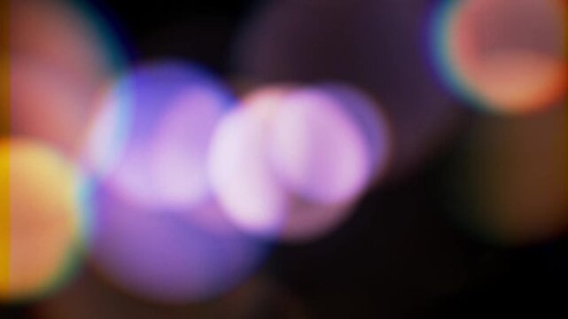 Abstract Colorful Bokeh Light Background