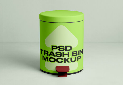 Trash Bin Mockup