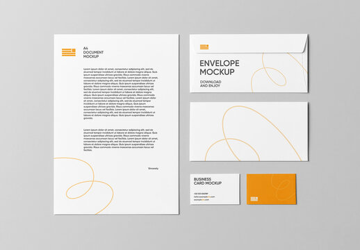 Stationery Set Mockups