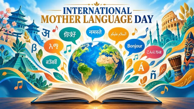 Celebrating international mother language day a colorful display of linguistic diversity and cultural heritage