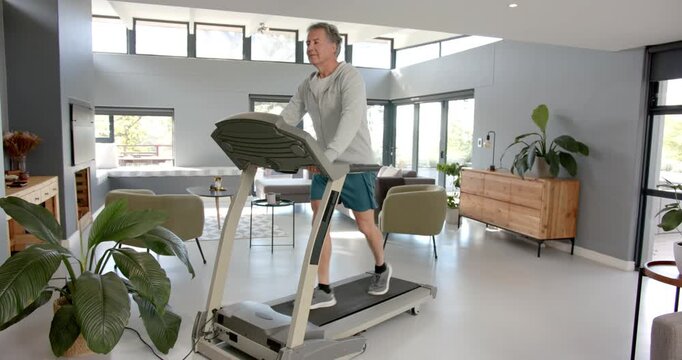 Lifestyle videos indoor of people doing activities at office, exercising on treadmill, man walking i