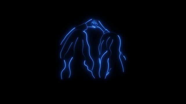 Abstract human brain neural network visualization showing glowing blue synapses and digital mind connectivity representing artificial intelligence