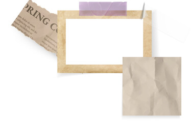 Fototapeta premium Retro Picture Frame Collage