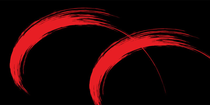 Vector background of dynamic brush strokes.