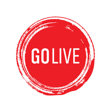 Go live button