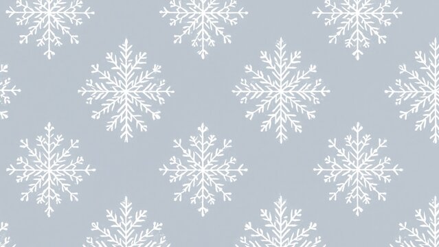 Elegant snowflake pattern wallpaper.