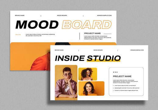 Creative Mood Board Presentation Template
