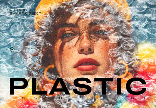 Plastic Overlay Image Effect